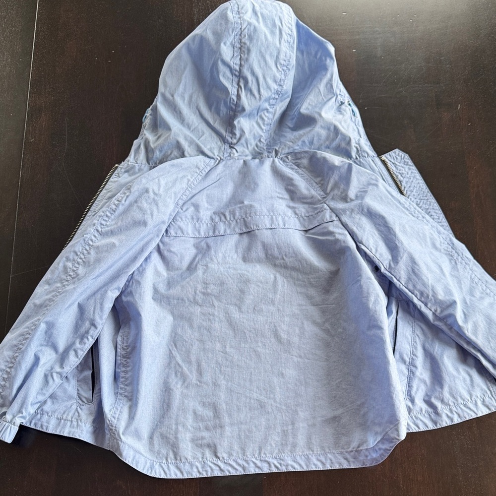 Burberry Sky Blue Kids Hooded Rain and Windbreaker - Picture 6 of 6